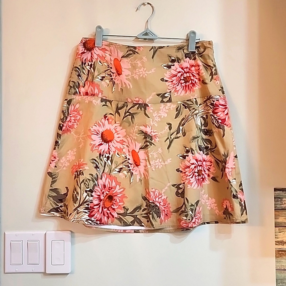 Tommy Hilfiger Floral Cotton Skirt 🛍
